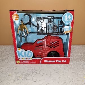 Truck, figure & dino